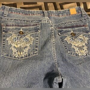 Frill Exchange Jeans (size 9/10)
